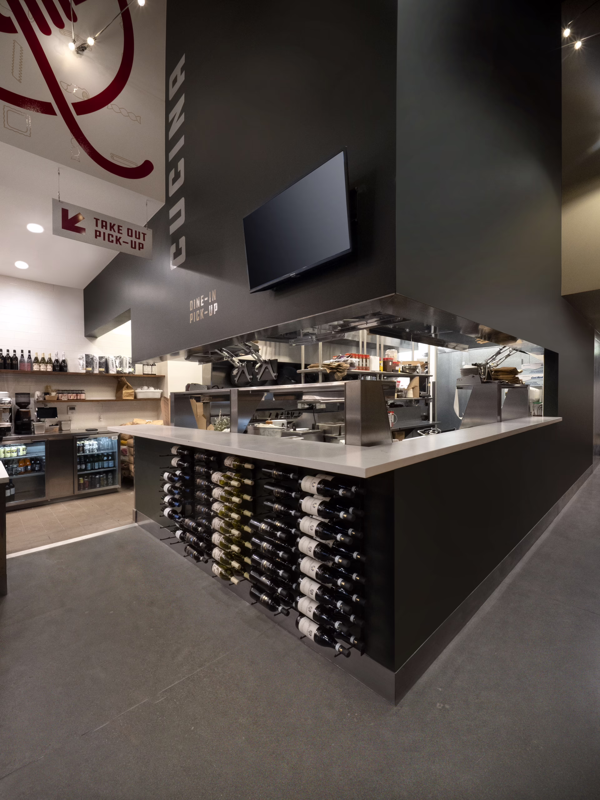 Totem Lake Interior Counter