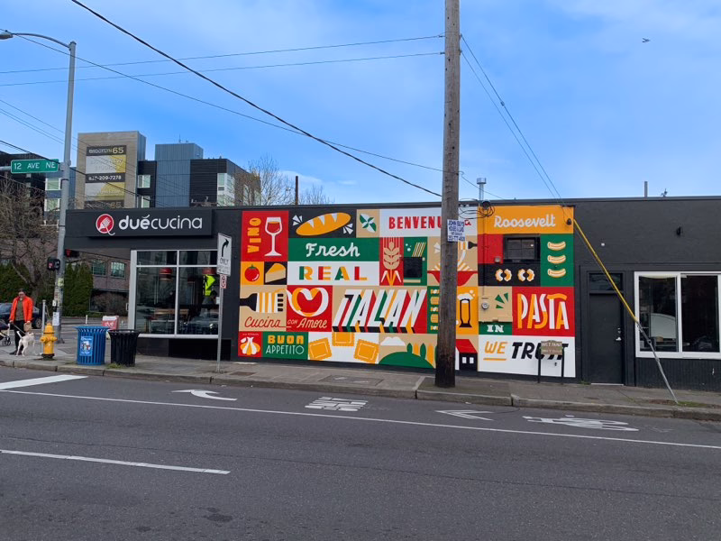 Roosevelt Exterior Mural 2