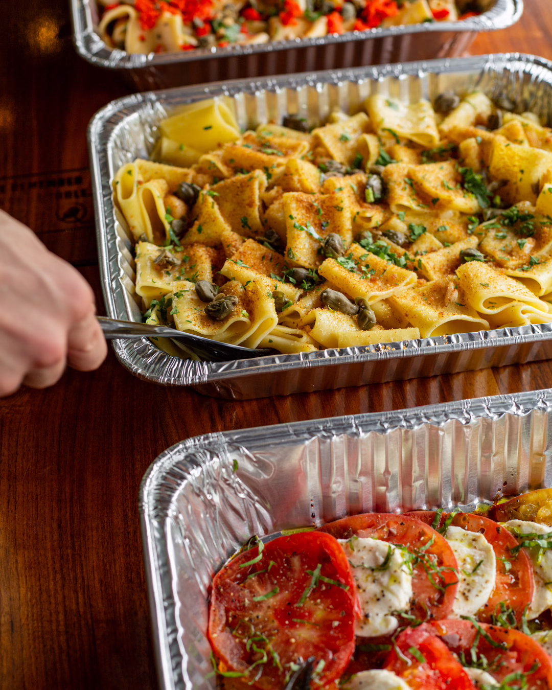 Pasta bar catering